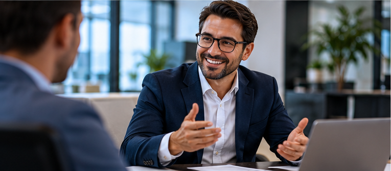 Strategy consultation with a client